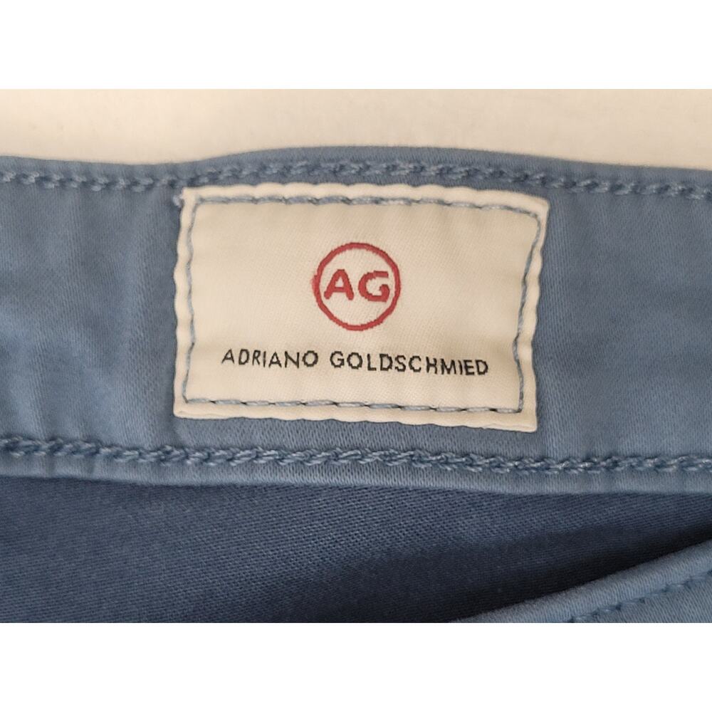 AG Adriano Goldschmied Slate Blue Prima Cigarette Ankle Pants Women's Sz 31 - Picture 8 of 9